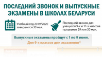 Последний звонок и выпускные экзамены в школах Беларуси