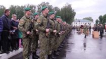 "Торжественно клянусь!". Новобранцы Пинского погранотряда приняли присягу